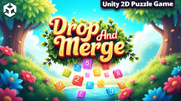 Drop And Merge Unity 2D Puzzle Game Template | 2D Game Unity | Merge Game Unity