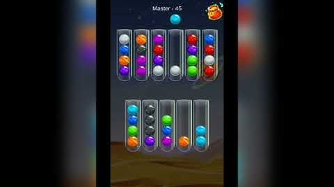 master golden bubble sort level 45