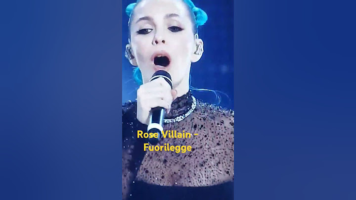 ROSE VILLAIN - FUORILEGGE (SANREMO 2025) 💥 #rosevillain