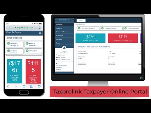 Taxprolink Taxpayer Online Portal - esign