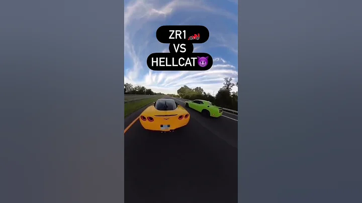 Corvette zr1 vs hellcat #zr1 #shortvideo #corvettezr1 #corvette #lsx #gm #hellcat