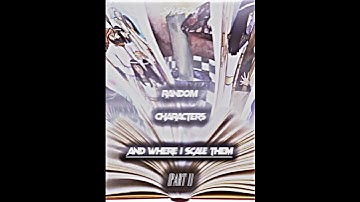 Characters And Where I Scale Them | (Part 1) | #viral #song #1v1 #anime #edit #marvel #dc #fyp #song
