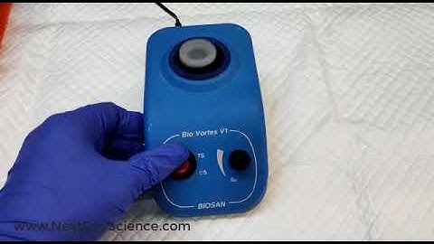 Additional tips by NextDayScience for a Vortex Mixer