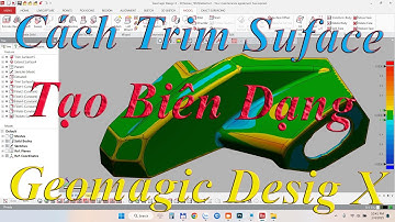 Bài Học 04 - Hướng Dẫn Trim Suface Tạo Biên Dạng ngoài Của Sản Phẩm Trên Geomagic Desig X