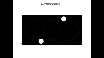 ASTR 506 - Class 1 - Video 5 - Two body problem recap - Barycentric orbits