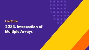 Intersection of Multiple Arrays - LeetCode 2283 - Java Solution