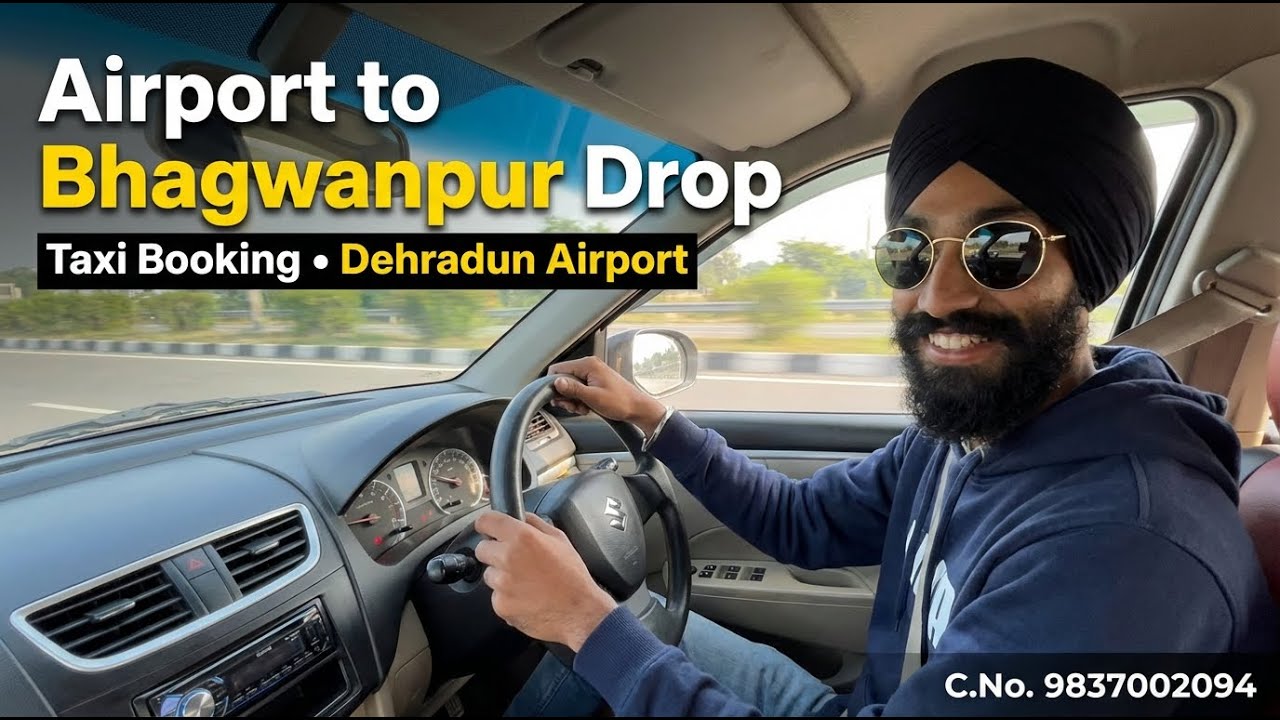 Airport to Bhagwanpur drop taxi booking Dehradun Airport C.￼no.9837002094 