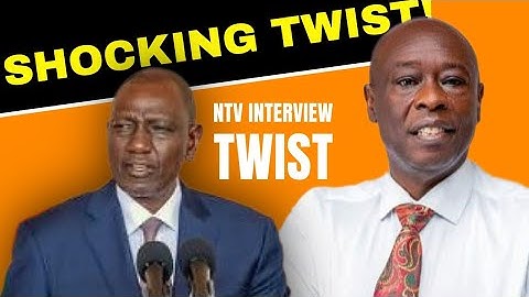 SHOCK FIRE🔥THE DUEL NTV INTERVIEW PART THAT SHOCKED MANY AFTER RIGATHI REPONDED ON RUTO MIST GO BIT