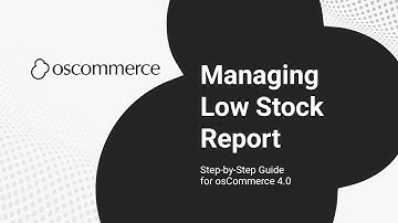 Managing Low Stock Report Module | View, Sort & Export Low Inventory Data