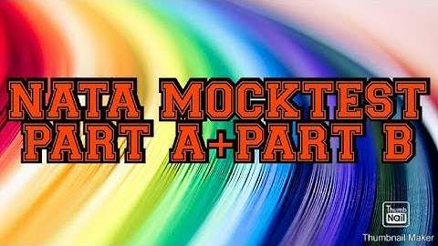 Nata PTQ model mocktest /Part A questions