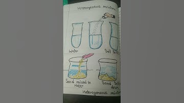 Homogenous mixture and Heterogeneous mixture