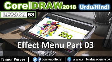 CorelDraw Menu| Effects Menu | Working on Add Perspective Option | 53