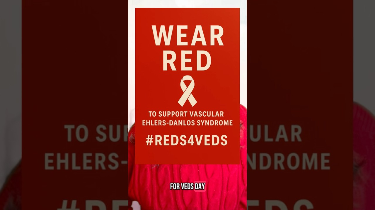 Day 16 - Wear Red for VEDS Day - My EDS Challenge