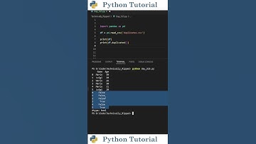 Identify & Drop Duplicate Rows With Pandas | Python Tutorial