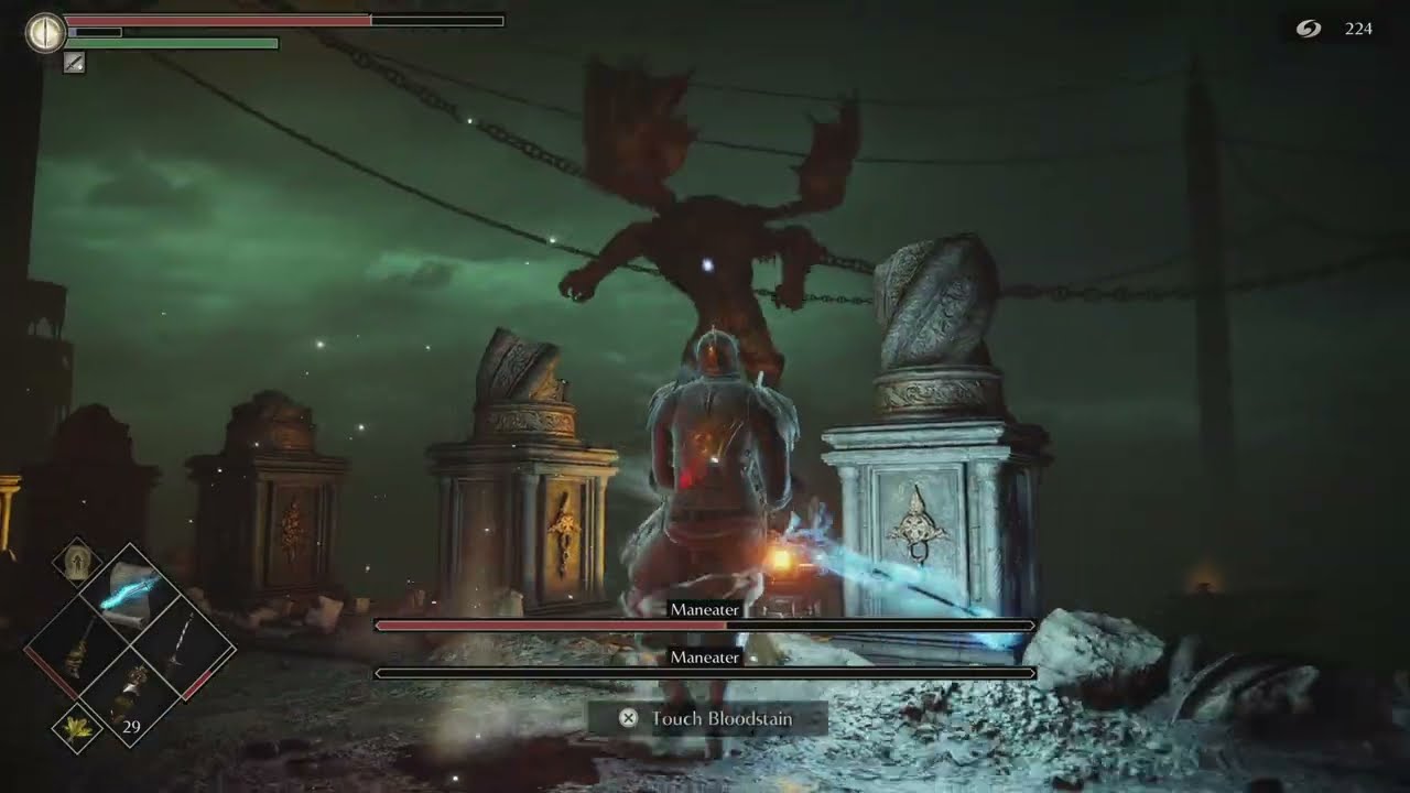 Demon's Souls Remake Maneater Boss Fight (Max NG+/NO DAMAGE)