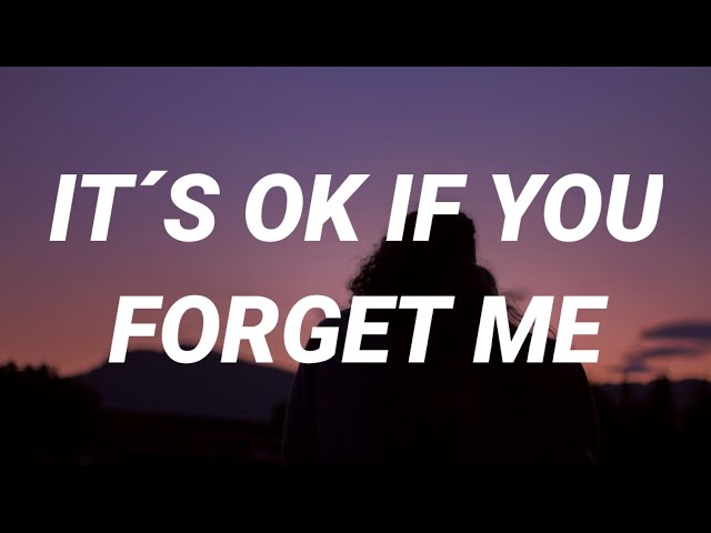 Astrid S - It´s Ok If You Forget Me (Lyrics) class=