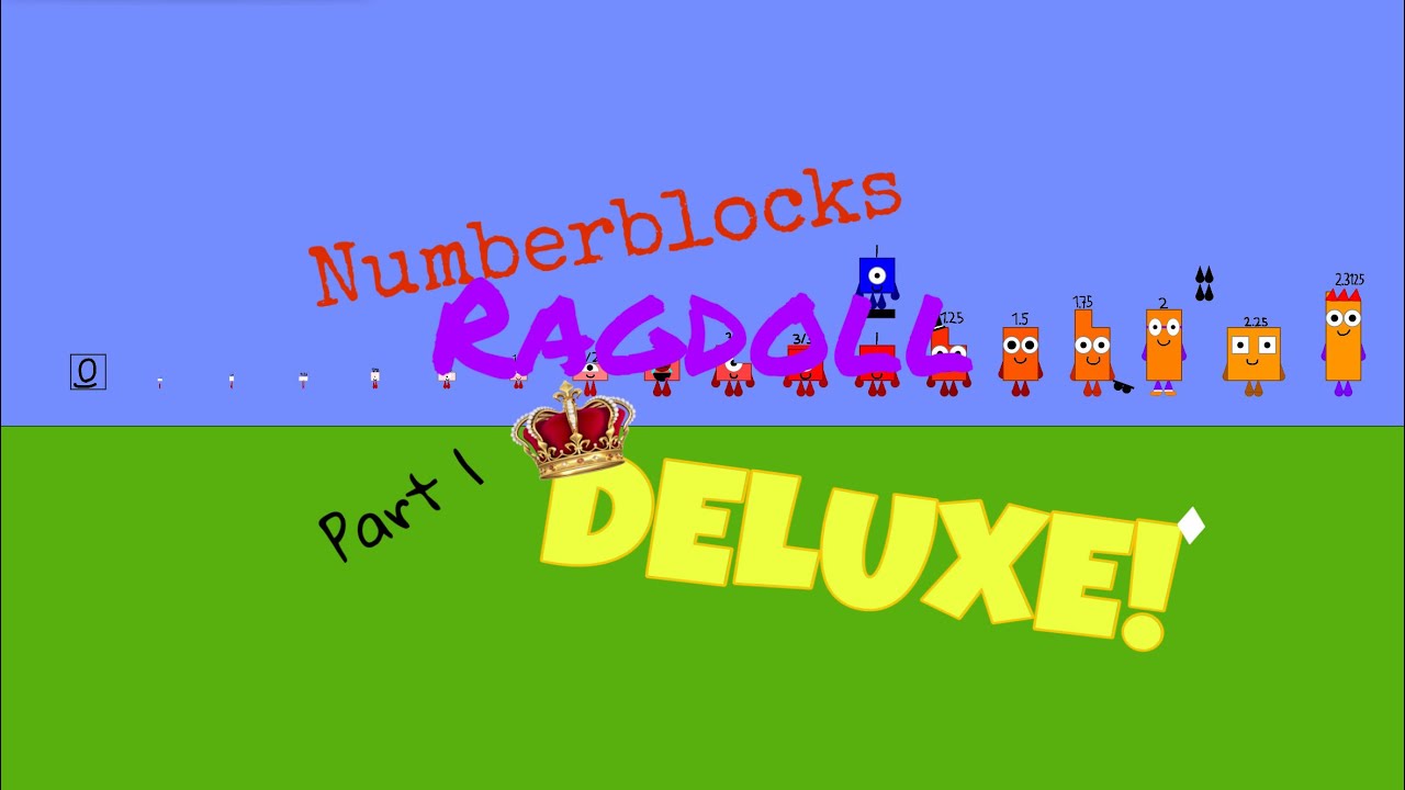Numberblocks S8 Ep1 Numberblocks Ragdoll DELUXE (Algodoo)