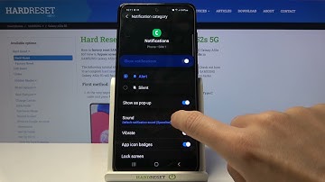 How to Change Voicemail Notification Sound in SAMSUNG Galaxy A52s - Voicemail Settings