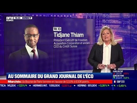 🔴 Tidjane Thiam, Président Exécutif de Freedom Acquisition Corp., est l'invité de BFM Business