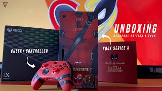 Deadpool Edition Xbox Series X and Cheeky Controller Unboxing 🔥🔥