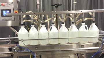 Pressure Overflow Bottle Filler GI 3300, foamy product, container bottle gallon