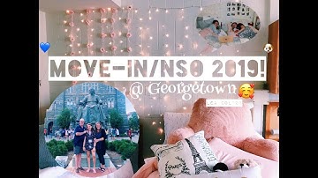 Georgetown University Move-in and Orientation