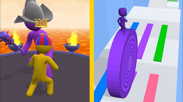 Giant Rush Vs Layers Roll : All Levels Gameplay - New Update Android, iOS #34