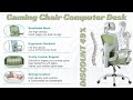 JHK Ergonomic Reclining High Back Mesh Living Room Rocking Gaming Chair Review