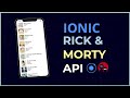 Ionic & Angular | Rick y Morty API