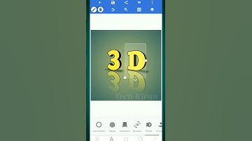 3D logo design in pixellab #pixellab #logo #new #edit #techkiran #design #3d