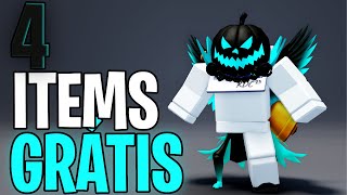 COMO PEGAR 4 ITENS GRÁTIS NO ROBLOX!