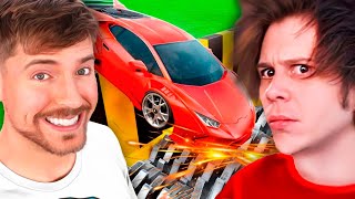 Lamborghini vs. Trituradora | Rubius REACCIONA a Mr Beast