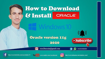 How to download & install Oracle 11g database in windows 10