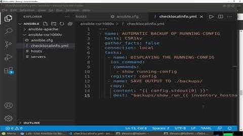 7.4.7 Lab - Use Ansible to Back Up and Configure a Device