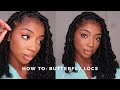 How To: Butterfly Distressed Locs For Beginner - SUPER FAST!