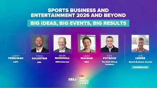 Sports Business and Entertainment 2026 and Beyond: Big Ideas, Big Events, Big Results - WCOS 2026