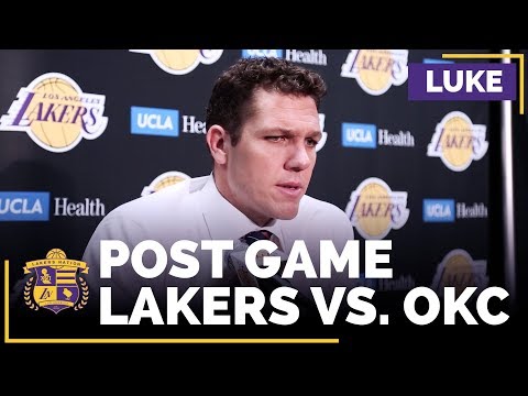 Luke Walton Says Lakers' Fans And Organization 'Deserve Better' After 37-Point Loss To OKC