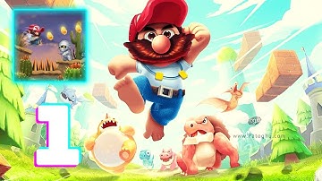 Super Jungle Jump - Gameplay Walkthrough Part 1 (iOS, Android)