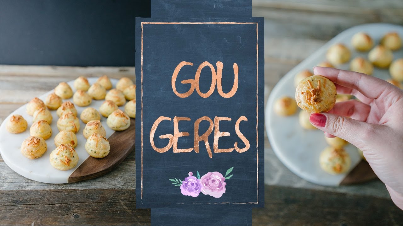 GOUGÈRES (Pão de queijo francês)