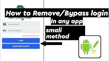 How to remove login(Re-upload).Bypass login in simple app @DhanushKumark