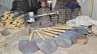 Amazing Process Of Mass Producing Shovels||Making Shovels In with amazing skills||