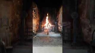 Cosy Fire in the Great Hall