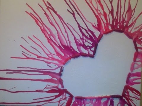 MELTED CRAYON HEART MELTED CRAYON HEART