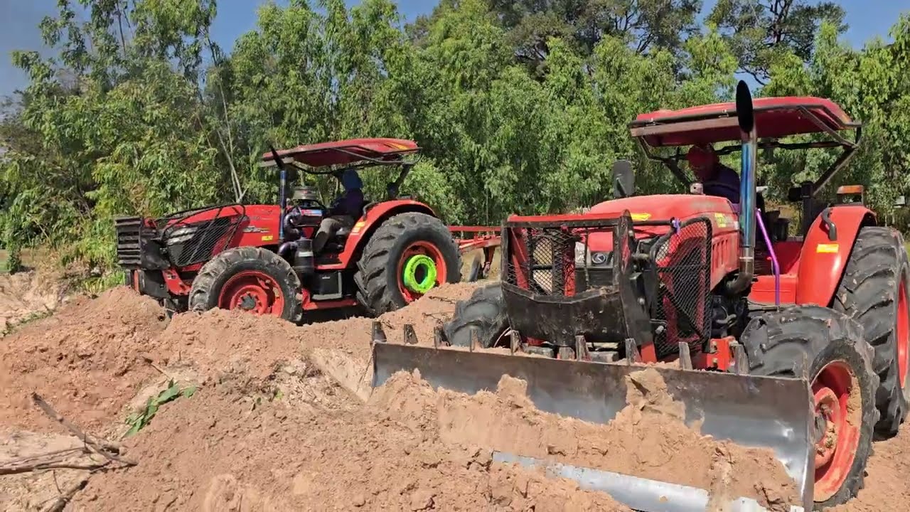 พาชมความแรงของ2คู่หู คูโบต้างัดตอแข็งๆ