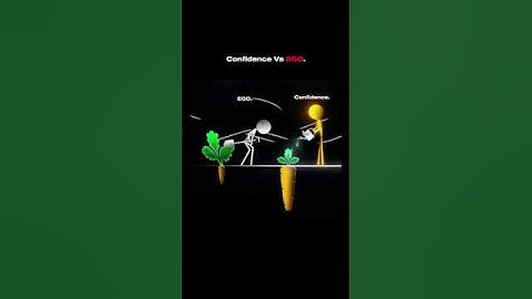 Confidence VS EGO #shorts  #mindset #confidence #selfimprovement