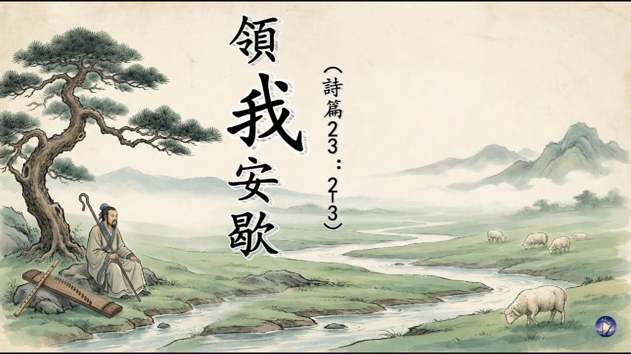 【🎶💗中文唯美古风版】《领我安歇》（诗篇 23：祂使我躺臥主青草地上， 領我主可安歇的水邊。祂是我的靈魂甦醒，為自己的名引導走蟻路） 耶和华是我的牧者｜ 累了吗？来青草地躺卧 （最新原创）