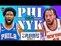 Philadelphia 76ers vs new york knicks game 3 full highlights  ecrd1  2024 playoffs