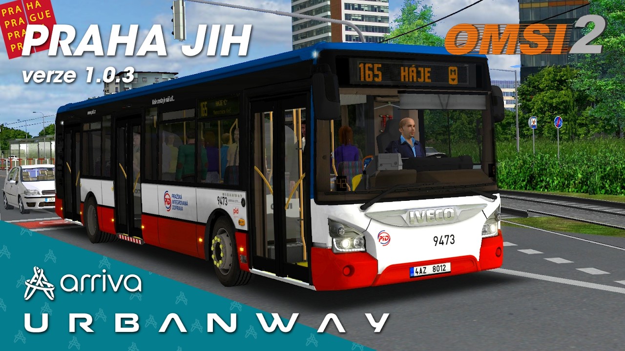 OMSI 2 - Urbanway Arriva 9473 v Praze na lince 165! Úprava by potřebovala ještě doladit