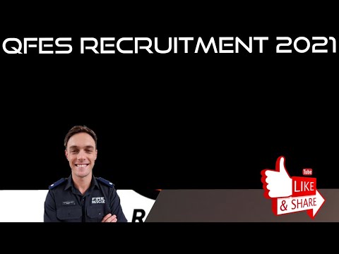 QFES Firefighter Recruitment 2021