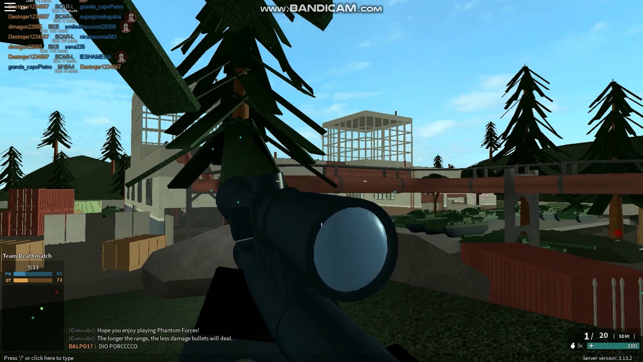 Sniping With Rng Cannon Bfg In Phantom Forces Sfg 50 Youtube - siks games roblox